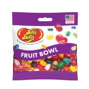 Jelly Belly Fruit Bowl 3.5oz Peg Bag 12ct